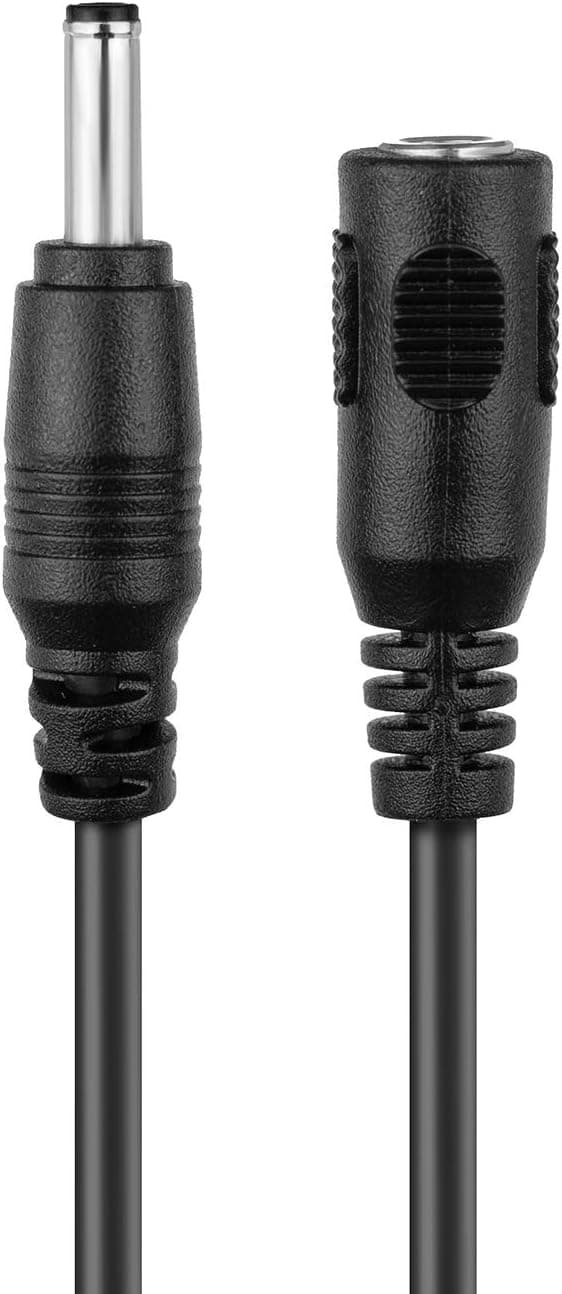 Amcrest Extension Cable IPM-721B/W/S, IP2M-841B/W/S, IP2M-841EB/W, IP3M-941B/W, IPM-721ES, IPM-HX1B/W & IP3M-HX2B/W. Power AC Adapter 20FT Black (20FTEXTB-5V)