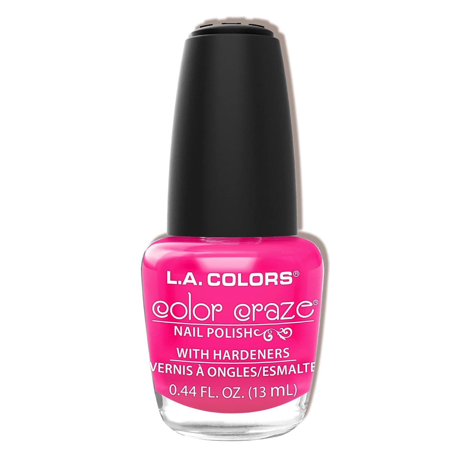 L.A. COLORS Craze Nail Polish, Absolute, 0.44 fl. oz, (CNP516)