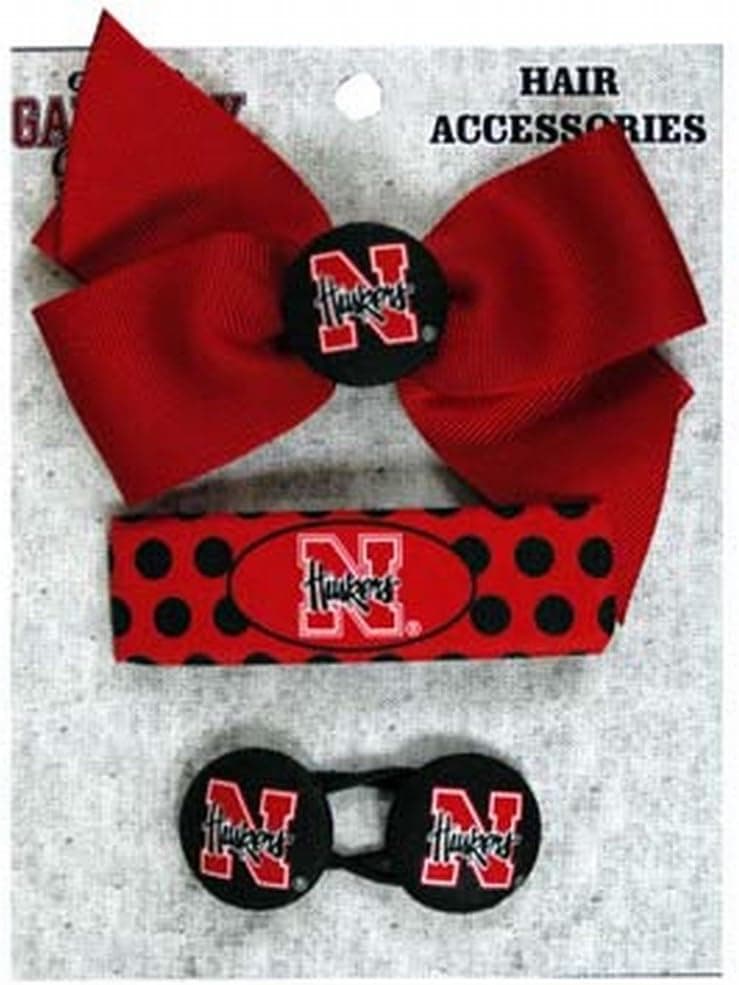 NCAA Nebraska Cornhuskers Ladies hair Accesories 4-pc set