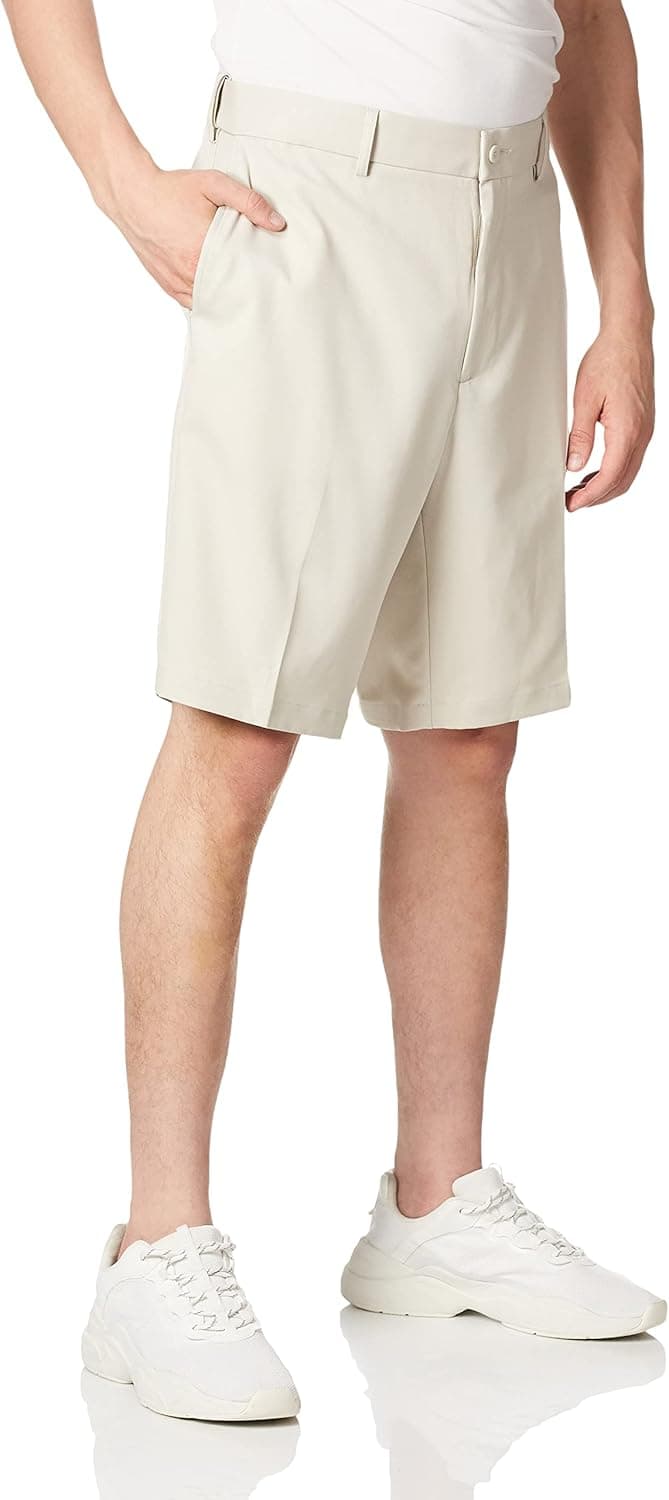 PGA TOUR Men's Flat Front Golf Short with Expandable Waistband (Size 30-44)