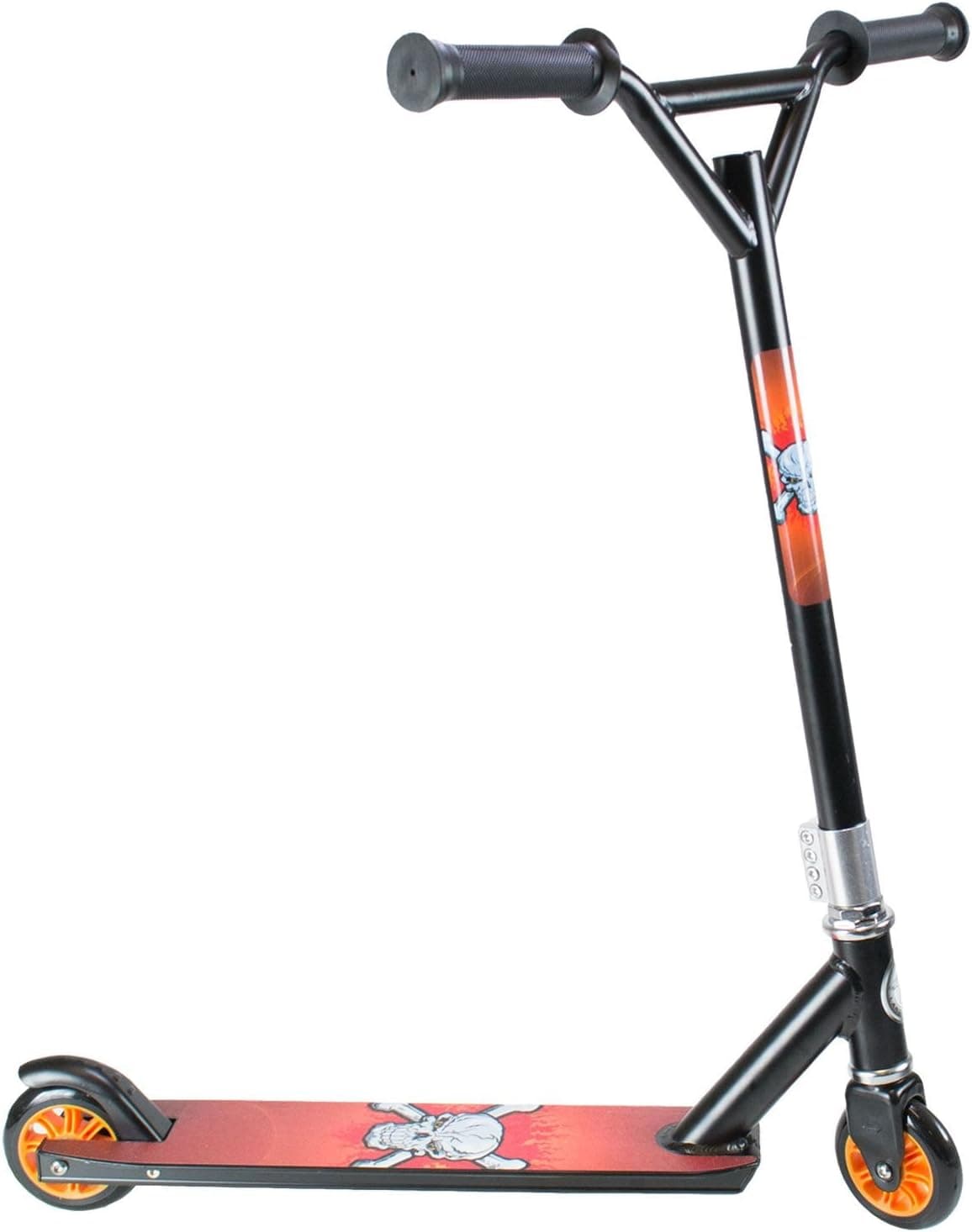 Land-Surfer Stunt Scooter - Black Skull