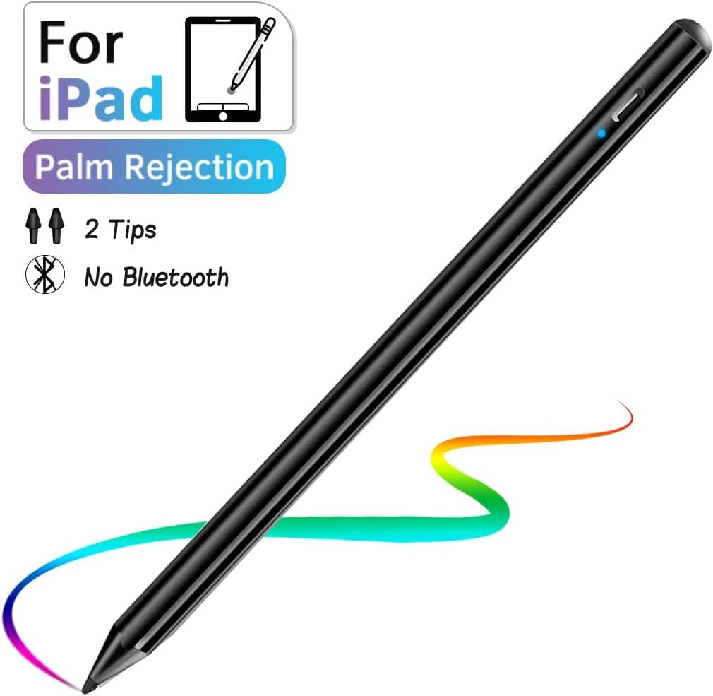 HolySpirit Stylus Pen for iPad with Palm Rejection, Active iPad Pencil, Type-C Rechargeable Digital Pen for iPad 7th Gen/iPad 6th Gen/iPad Pro 3rd Gen/iPad Mini 5th Gen/iPad Air 3rd Gen