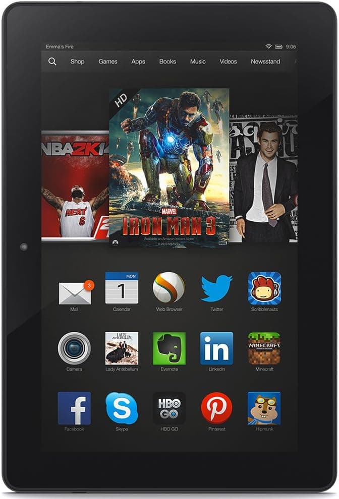 Kindle Fire HDX 8.9", HDX Display, Wi-Fi, 32 GB (Previous Generation - 3rd)
