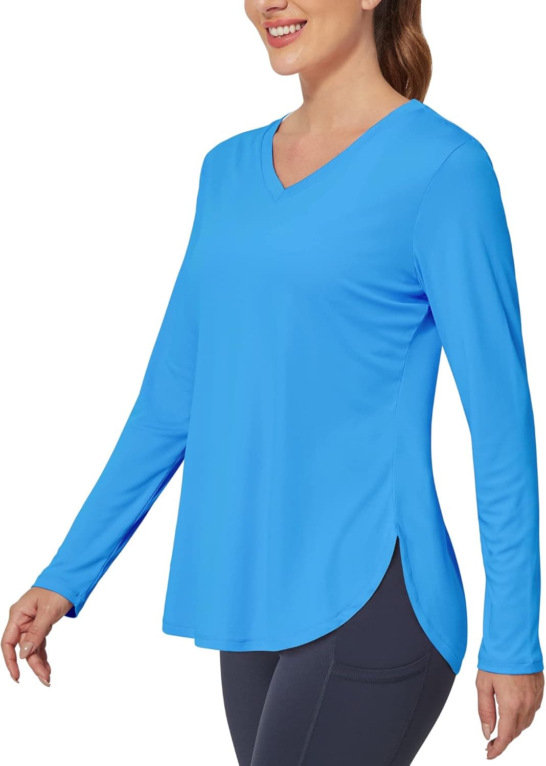 G4Free UPF 50+ Sun Shirts for Women Long Sleeve Workout Tops SPF UV Protection Shirts for Hiking Athletic Running Gym