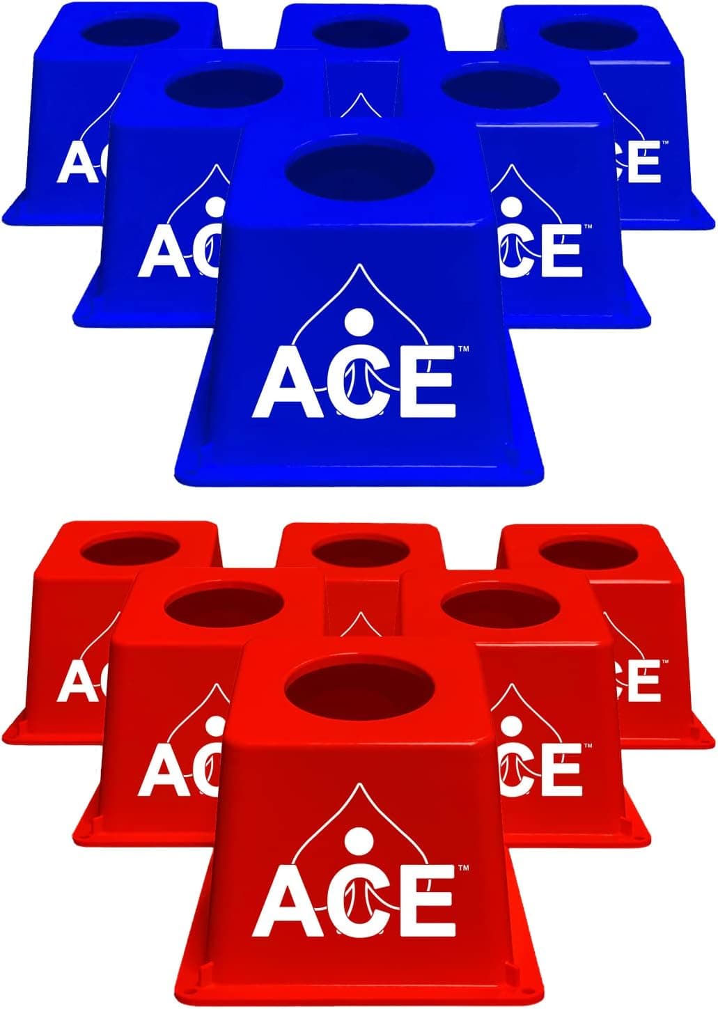 Cornhole Airmail Box Bag Pong - 12 Airmail Boxes - The Ultimate Cornhole Bag Pong Game Play Experience