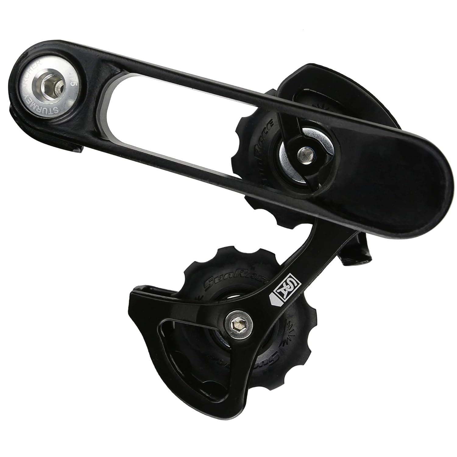 CyclingDeal - 3/32" Single Speed up to 12 Speed Chains - Archer Bike Bicycle Road MTB Aluminum Fixie BMX Chain Tensioner Black