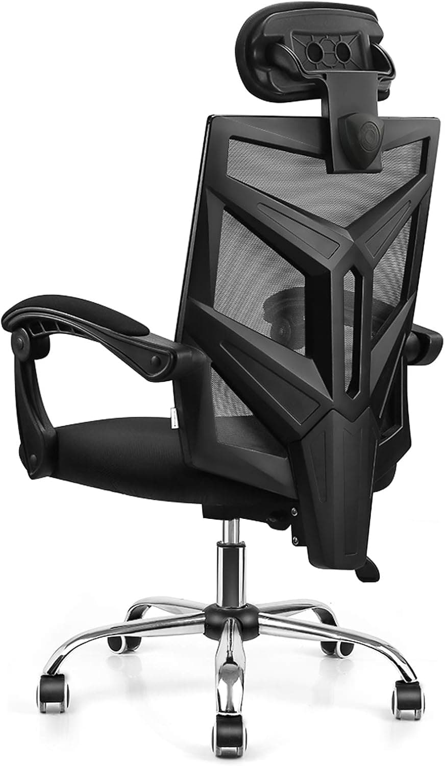 VANSPACE Ergonomic Mesh Office Chair, High Back Computer Chair Desk Chair Home Mesh Task Chair with Thick Cushion, Adjustable Padded Headrest and Armrest, DC03