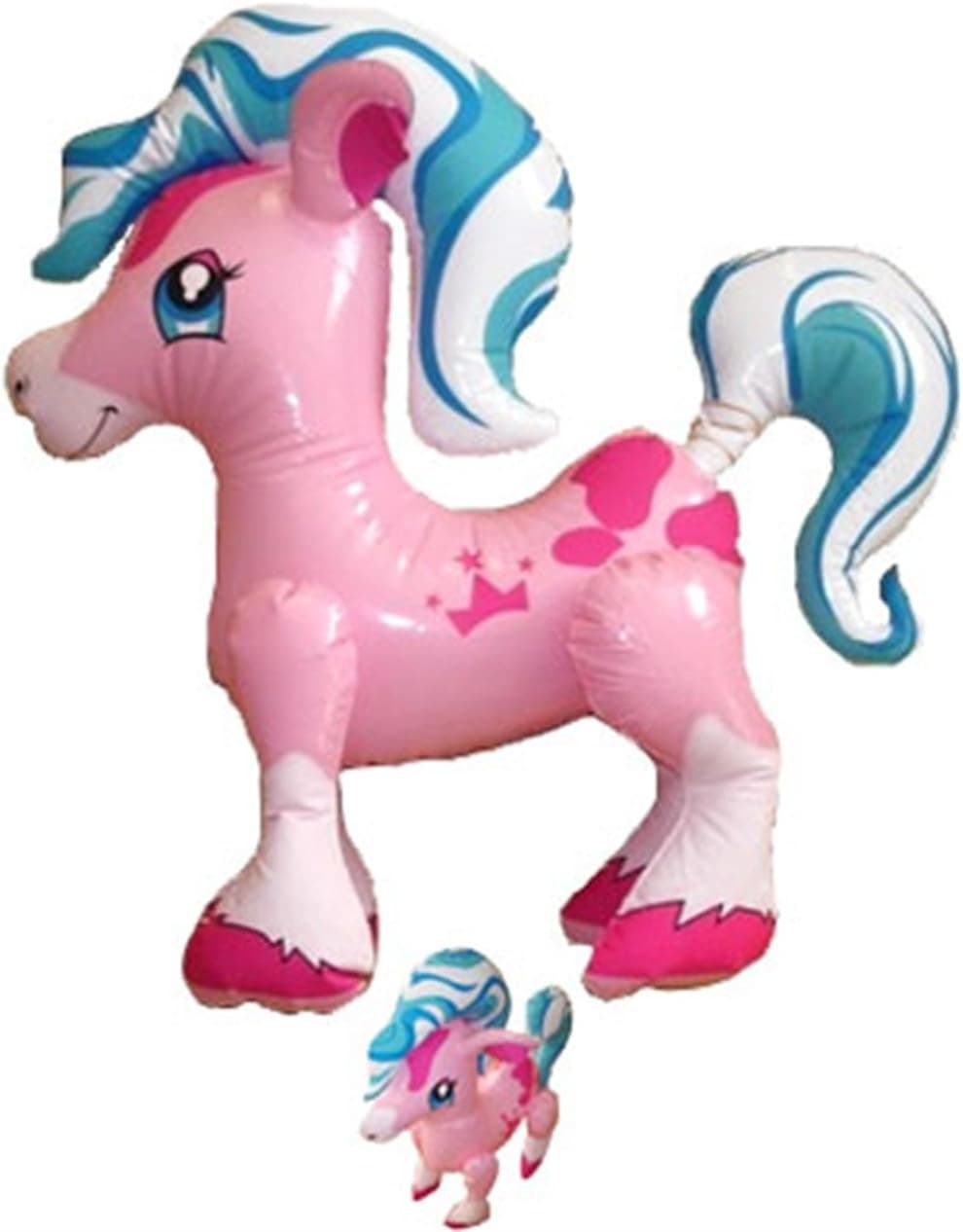 Pink Inflatable Pony Horse Stallion Party Decoration
