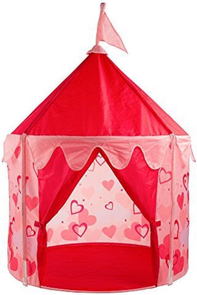 Pink Hearts Princess Castle Play Tent-- Great Gift for Little Girls by Superior Imagination