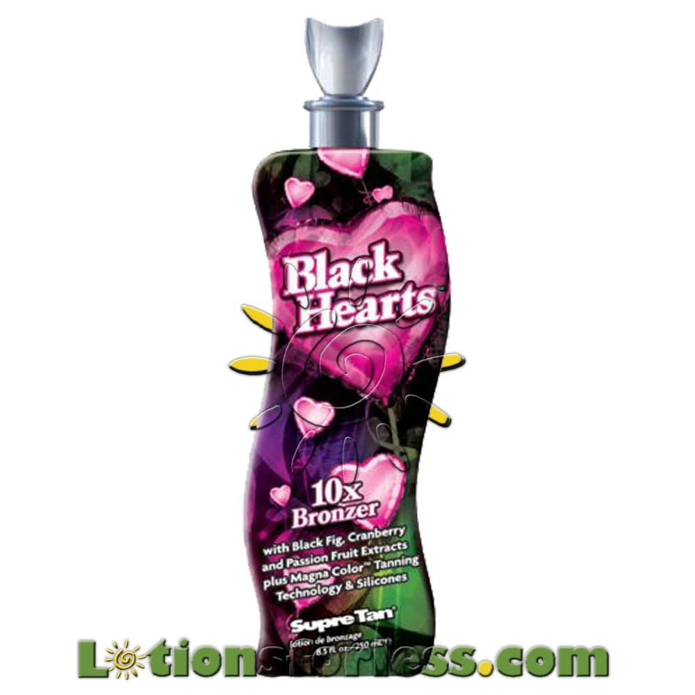 Black Hearts 10x DHA & Natural Bronzer w/Silicone 8.5oz by Supre