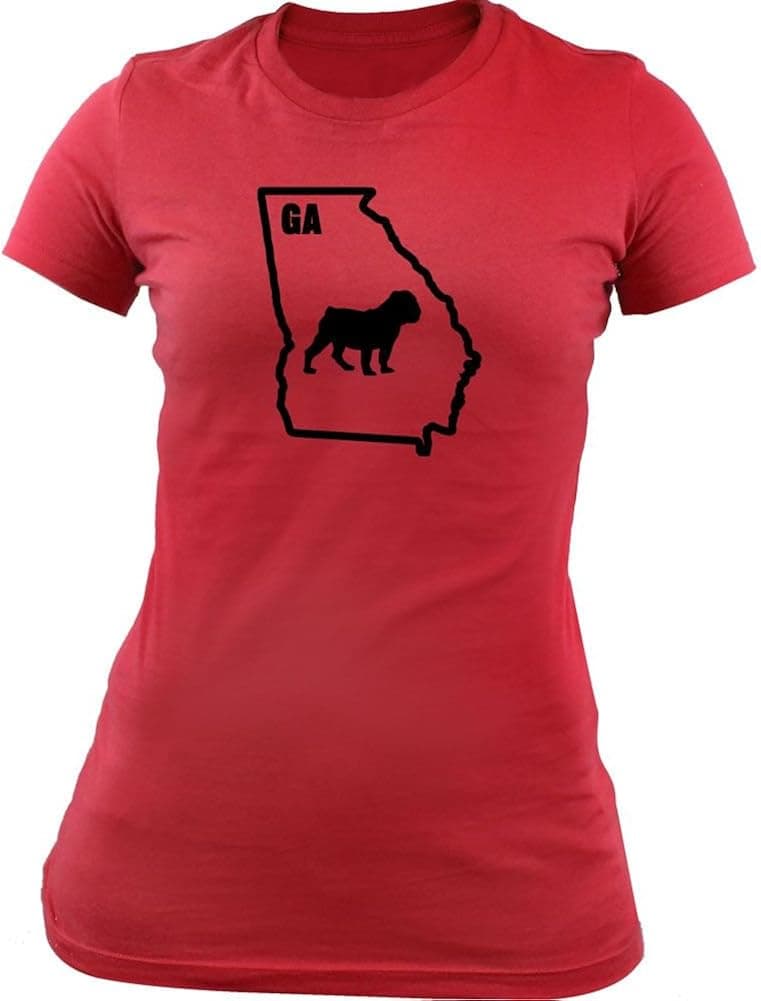Ladies Original I Bulldog Georgia State T-Shirt