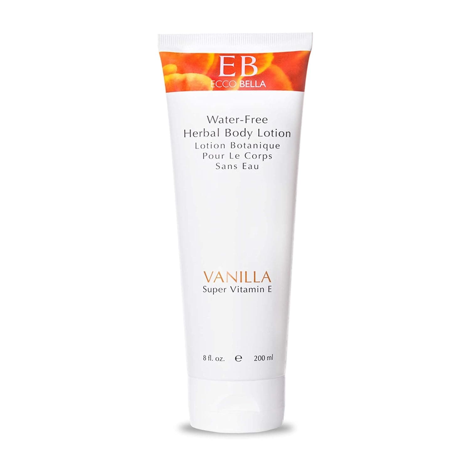 Ecco Bella Plant Based Vegan Vanilla Body Lotion 8 oz