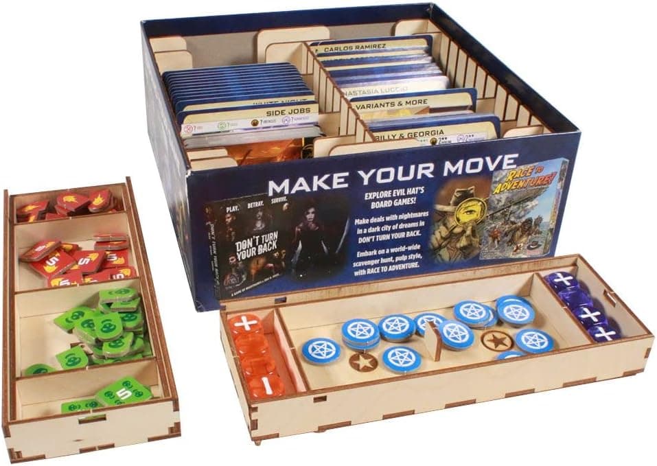 The Broken Token Game Organizer Compatible with The Dresden Files CCG