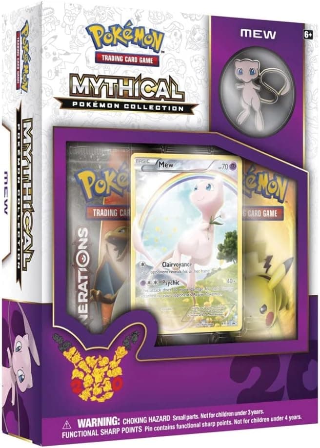 TCG: Mythical Pokemon Collection-Mew Card Game (Discontinued by manufacturer)