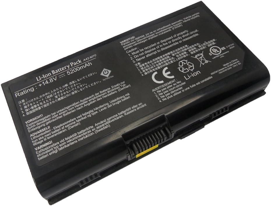 Bay Valley Parts 8-Cell 14.8V 5200mAh New Replacement Laptop Battery for ASUS Pro75 Pro76 X71