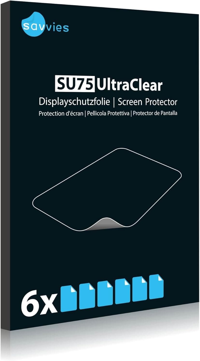 Bedifol 6X Savvies Ultra-Clear Screen Protector for Fluke 87v, accurately Fitting - Simple Assembly - Residue-Free Removal