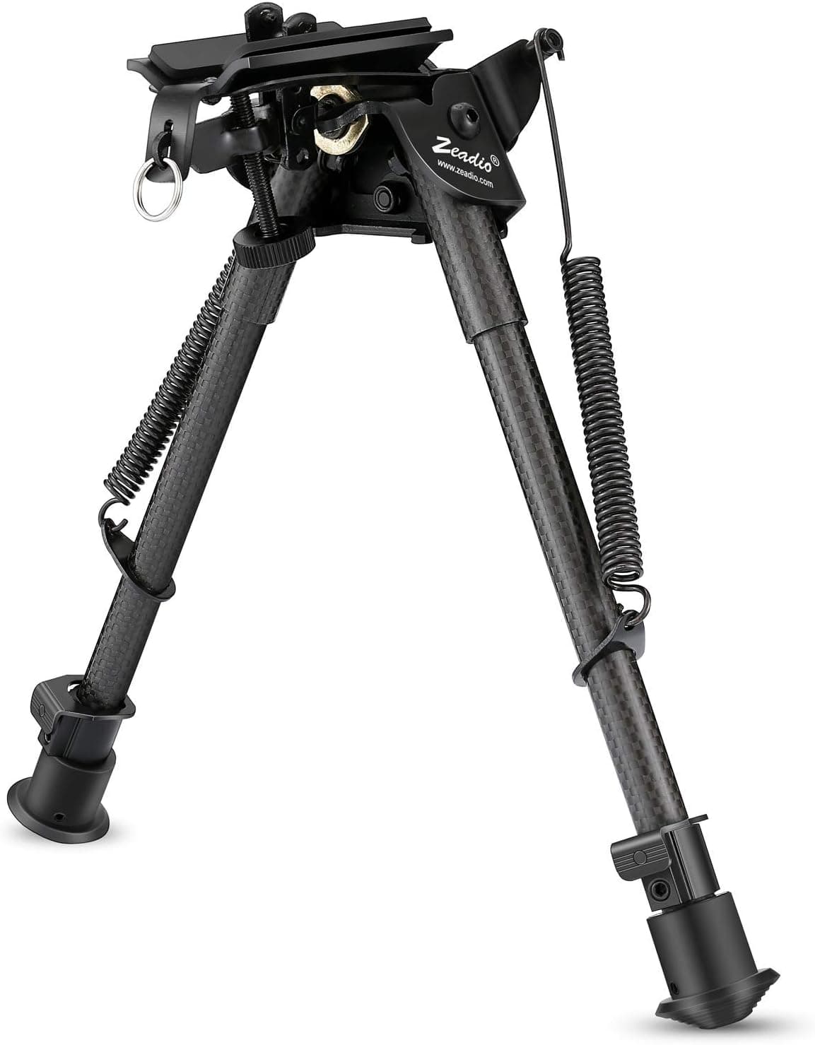 Zeadio 9"- 13" Carbon Fiber Swivel Pivot Tiltable Bipod with Sling Mount