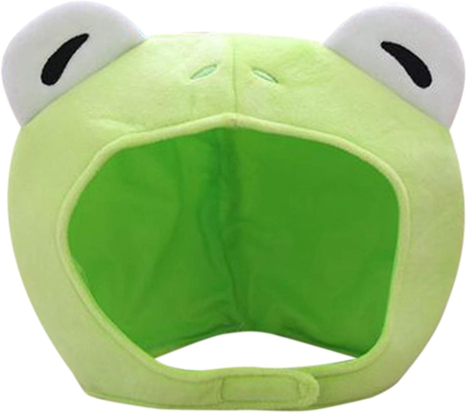 freneci Women's Cute Rabbit Frog Animal Earflap Winter Hat, Party Novelty Plush Bunny Cosplay Costume Supplies Photo Props - Frog