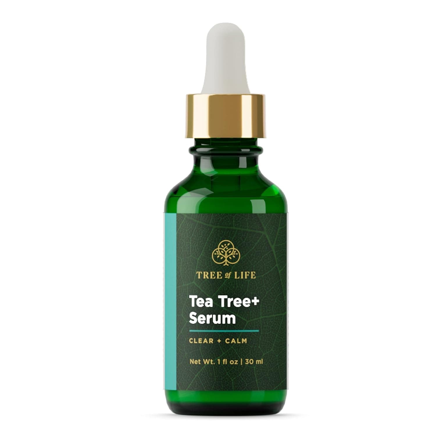 Tree of Life Serum w/Tea Tree Oil for Skin, Face, Toenail Fungus, & More - 1 Fl Oz w/Niacinamide & Retinol for Clear, Calm Skin - Dermatologist-Tested for Dry Skin Care, Anti-Aging