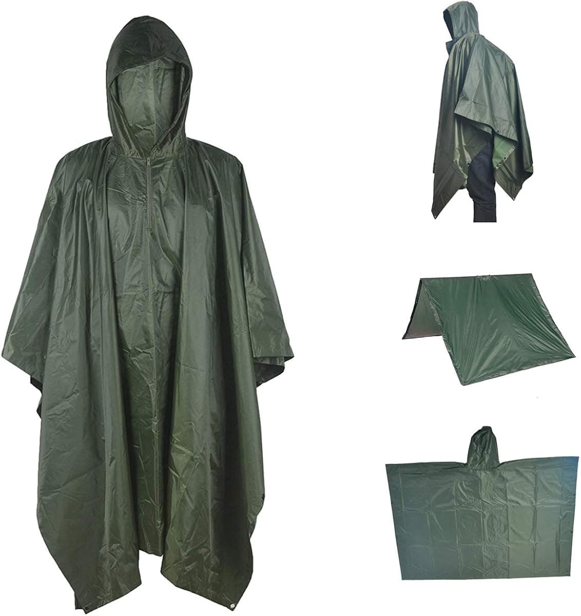 Rain Poncho,Waterproof Raincoat with Hoods Rain Poncho for Outdoor Activities Men,Women