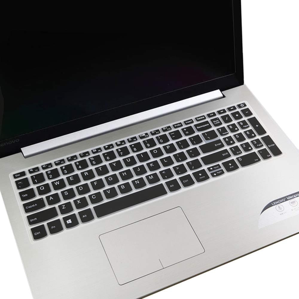 MUBUY Keyboard Cover for 2020 2019 New Lenovo IdeaPad 15.6" 17.3" 320 330 330s 340s 520 S540 720s 130 S145 L340 S340 V330 V130 Keyboard Protective Skin [with Numeric Keypad] -Black