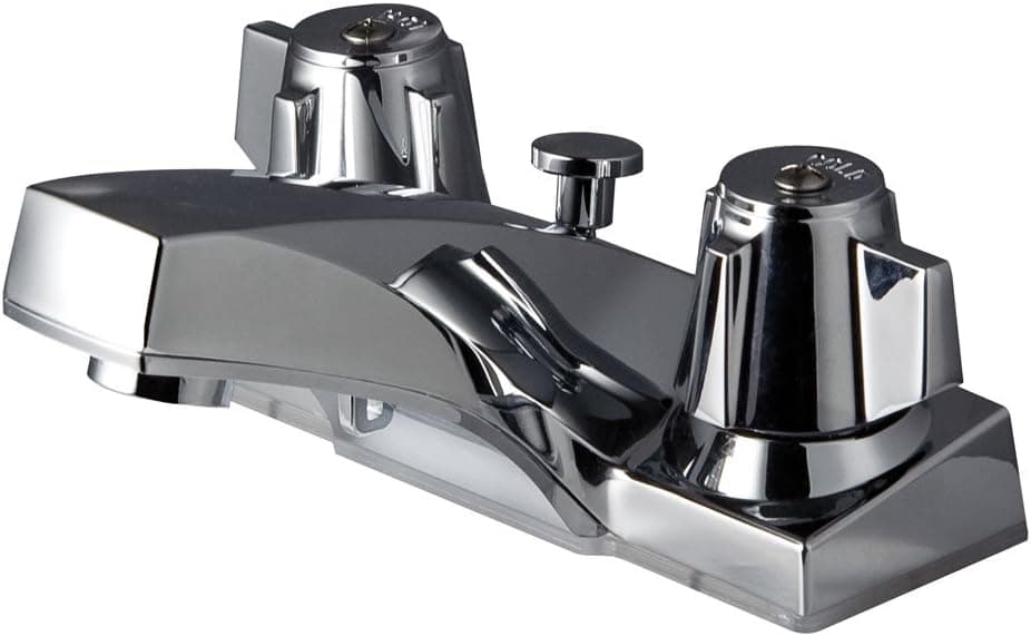 Pfister Pfirst Series 2-Handle 4" Centerset Bathroom Faucet in Polished Chrome