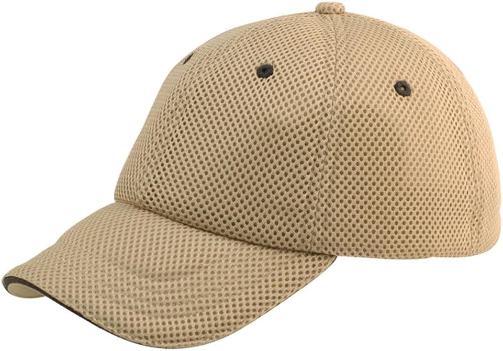 Low Profile (UNS) MESH Fitted Cap, Khaki Navy