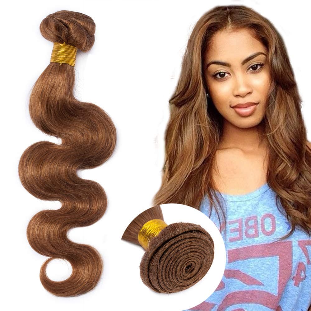 Human Hair Weft 20 Body Wave Auburn
