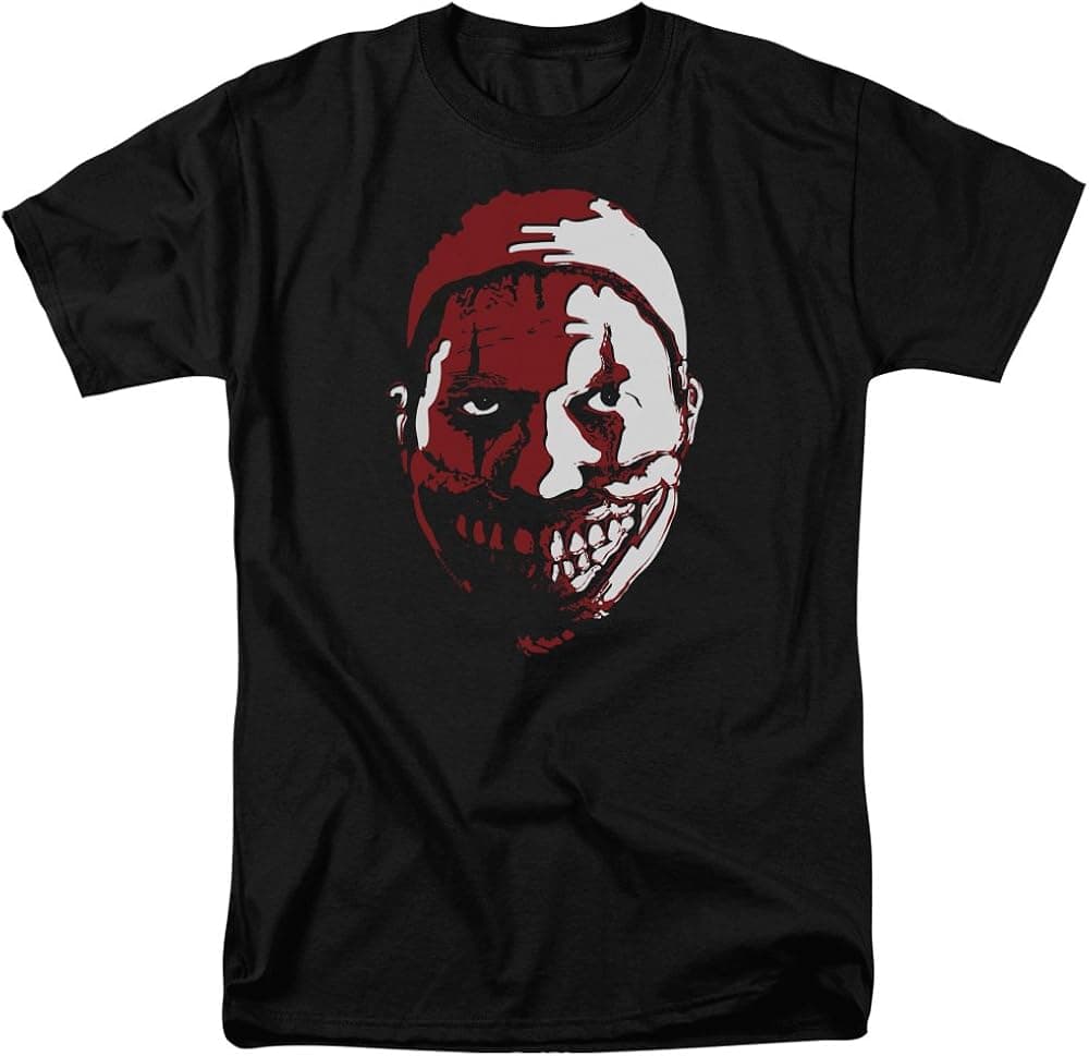 American Horror Story TV Horror Series The Clown Adult T-Shirt Tee Black