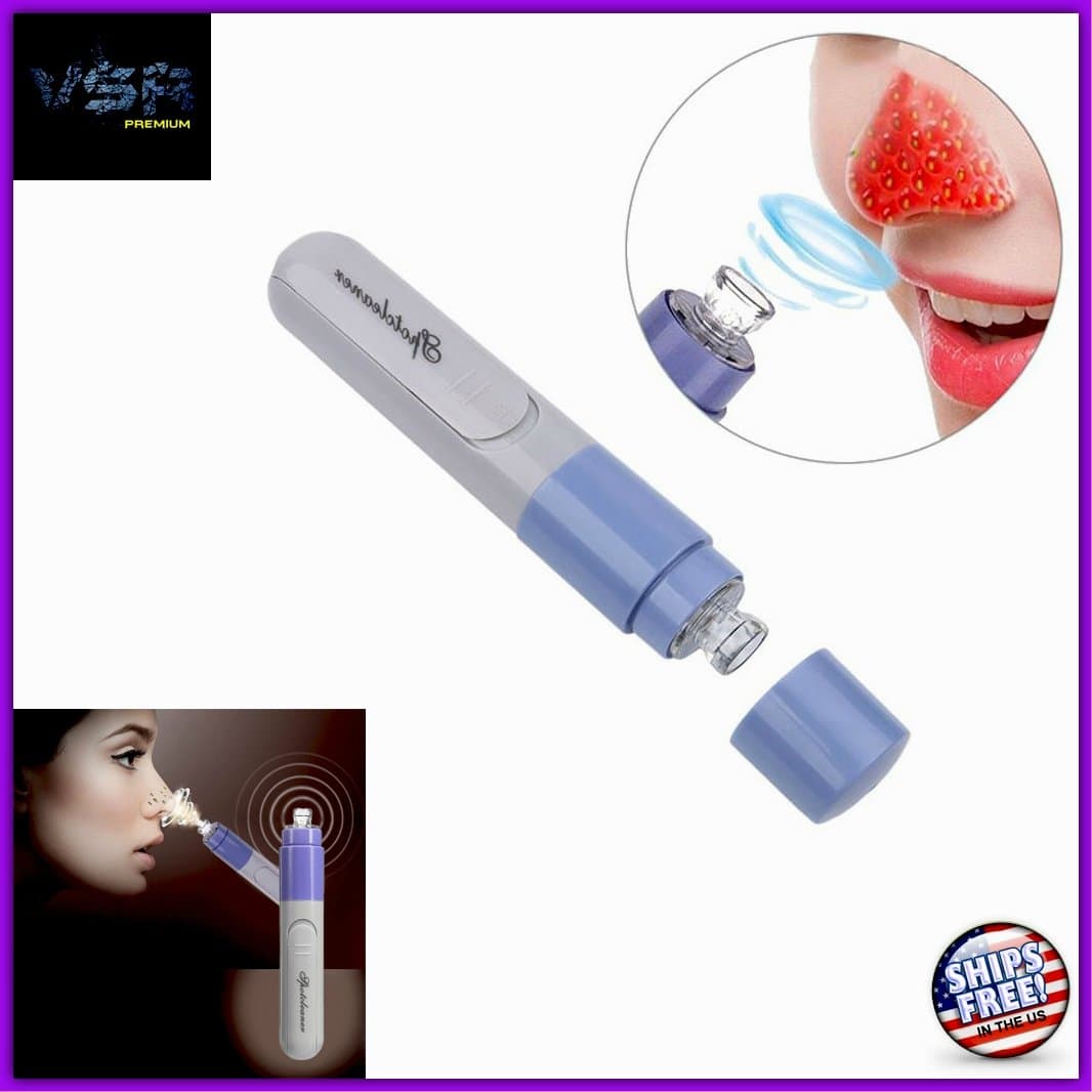 VSR Facial Blackhead Remover Tool Kit Electric Vaccum Pore Suction Machine Spot Cleaner Minimizer Acne Pimple Cleanser Extractor Skin Lifting Firming Health Care. Portable For Men Women Beauty Face