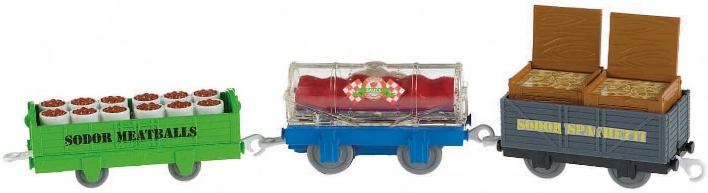 Thomas The Train: TrackMaster Spaghetti and Meatball Delivery Cargo Cars