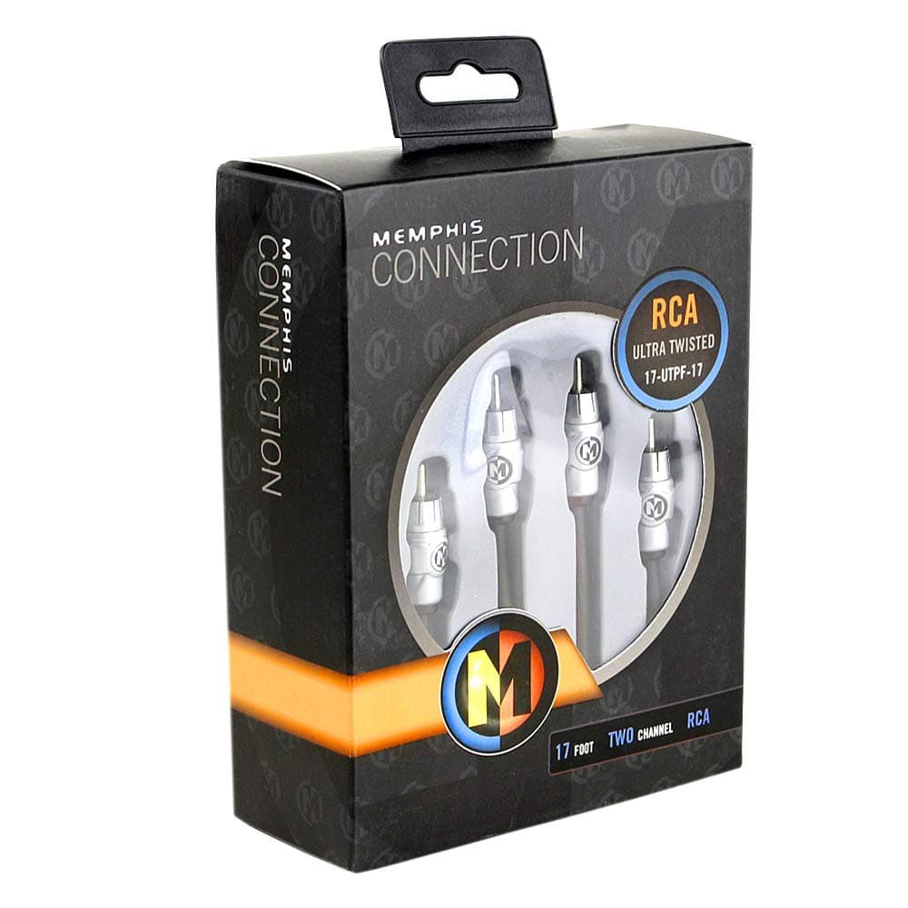 Memphis UTPF-17 / 17 Foot High End RCA Ultra Twisted Audio Cable