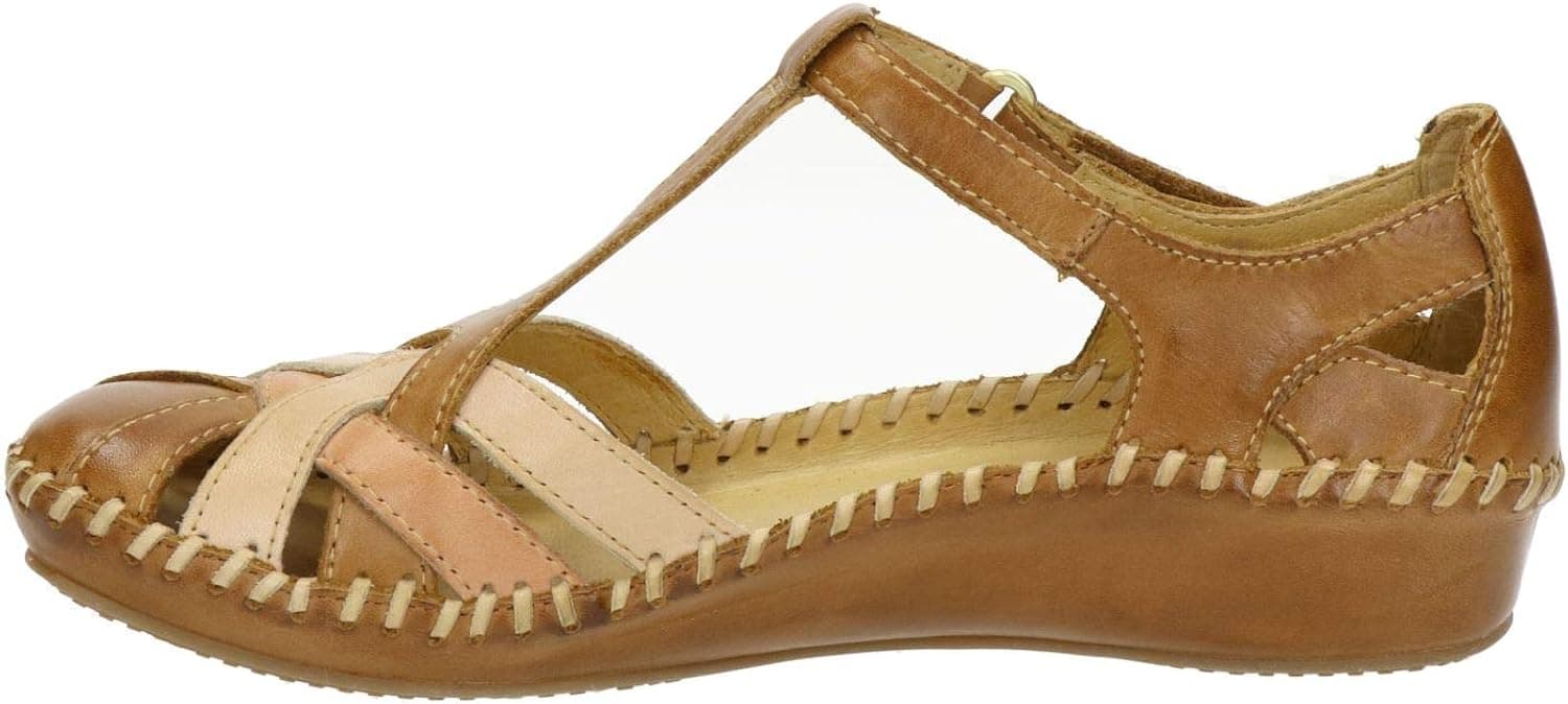 PIKOLINOS Leather Wedge Sandals P. Vallarta 655