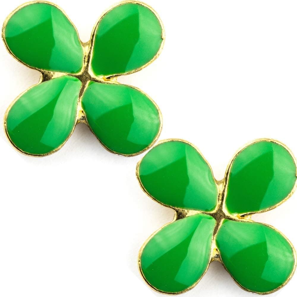 Clover Stud Earrings for Women: 4 Leaf Shamrock Earrings for Girls St Patrick's Day Earring Gift Set