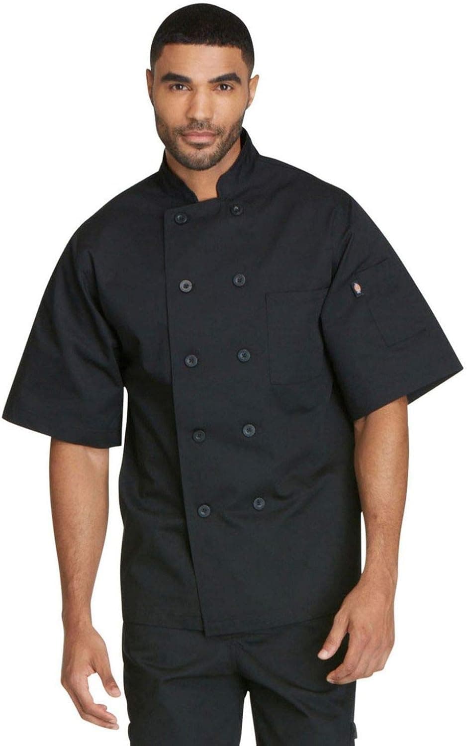 Dickies mens Short Sleeve Button Coat