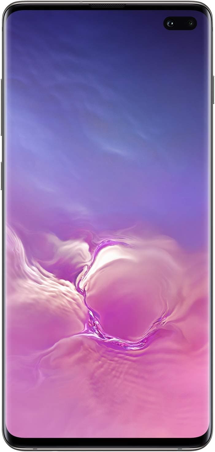 Samsung Galaxy S10+ Factory Unlocked Android Cell Phone | US Version | 128GB of Storage | Fingerprint ID and Facial Recognition | Long-Lasting Battery | U.S. Warranty | Prism Black