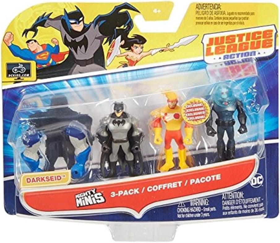DC Justice League Action Mighty Batman, Firestorm, & Mr. Freeze Mini Figures, 3 Pack