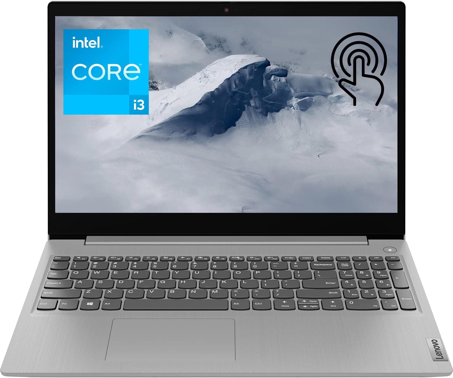 Lenovo IdeaPad 3i Laptop, 15.6" HD Touchscreen Display, Intel Core i3-1115G4 Processor, 20GB DDR4 RAM, 1TB PCIe SSD, Bluetooth, Webcam, Wi-Fi 6, HDMI, Windows 11 Home, Grey