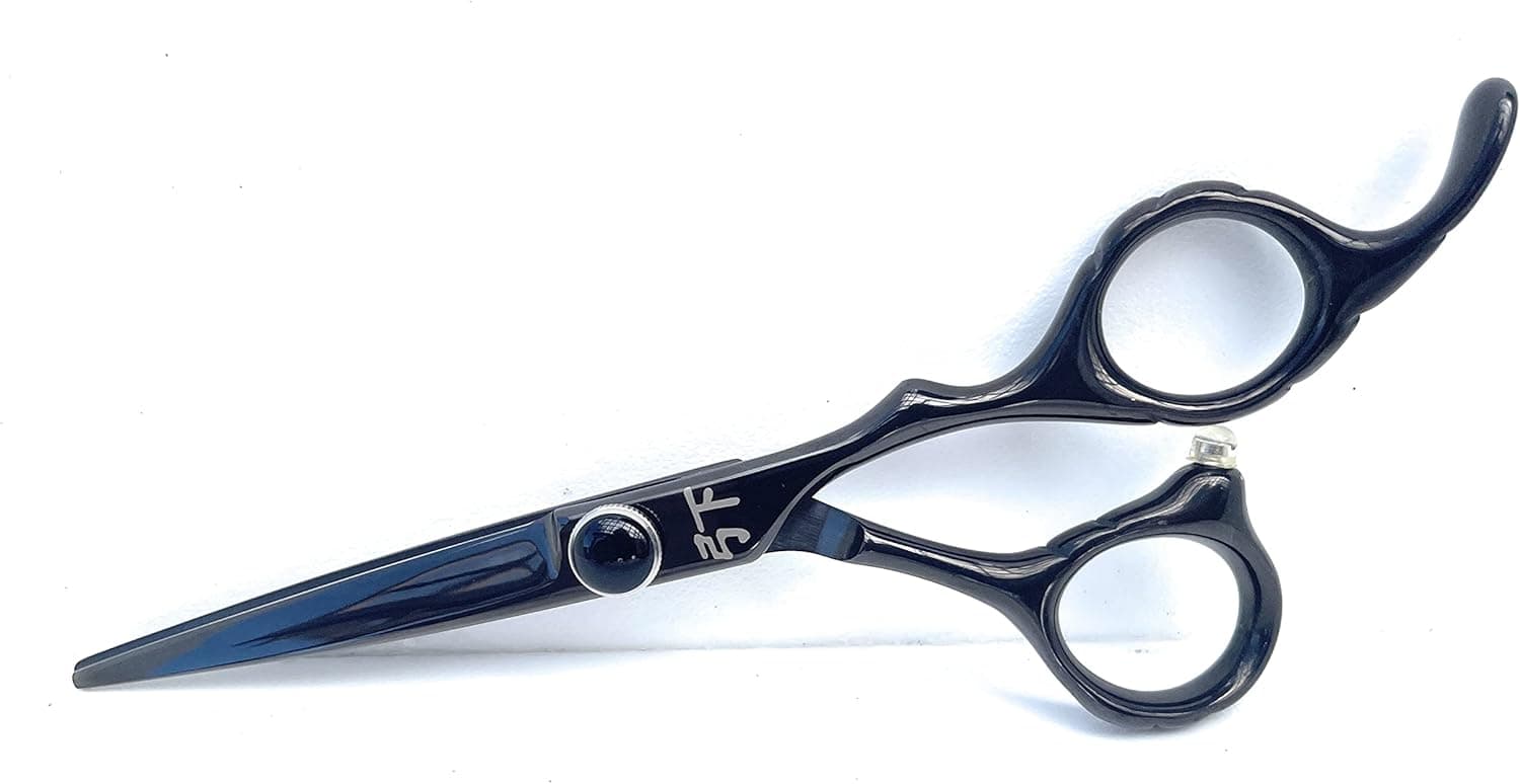 Shear Fanatic Hair Cutting Scissors - Black Titanium Professional Hair Scissors-Hair Shears-Stays Sharp-Cuts Like Butter-These Hair Cutting Shears are for Professional Barber and Stylists.