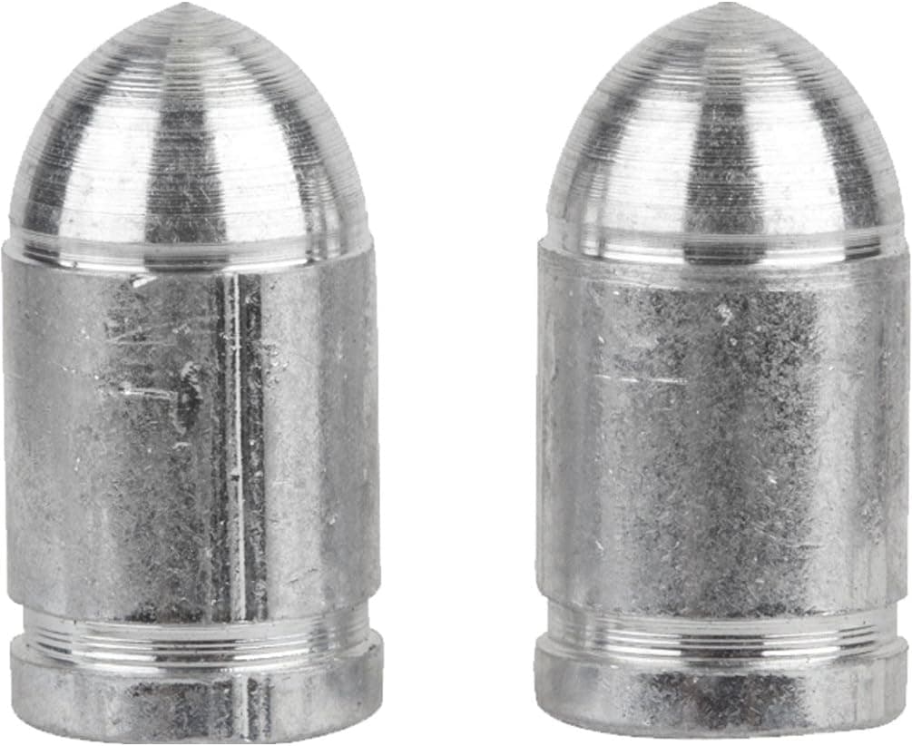 Trick Tops Presta Bullet Valve Caps, Silver
