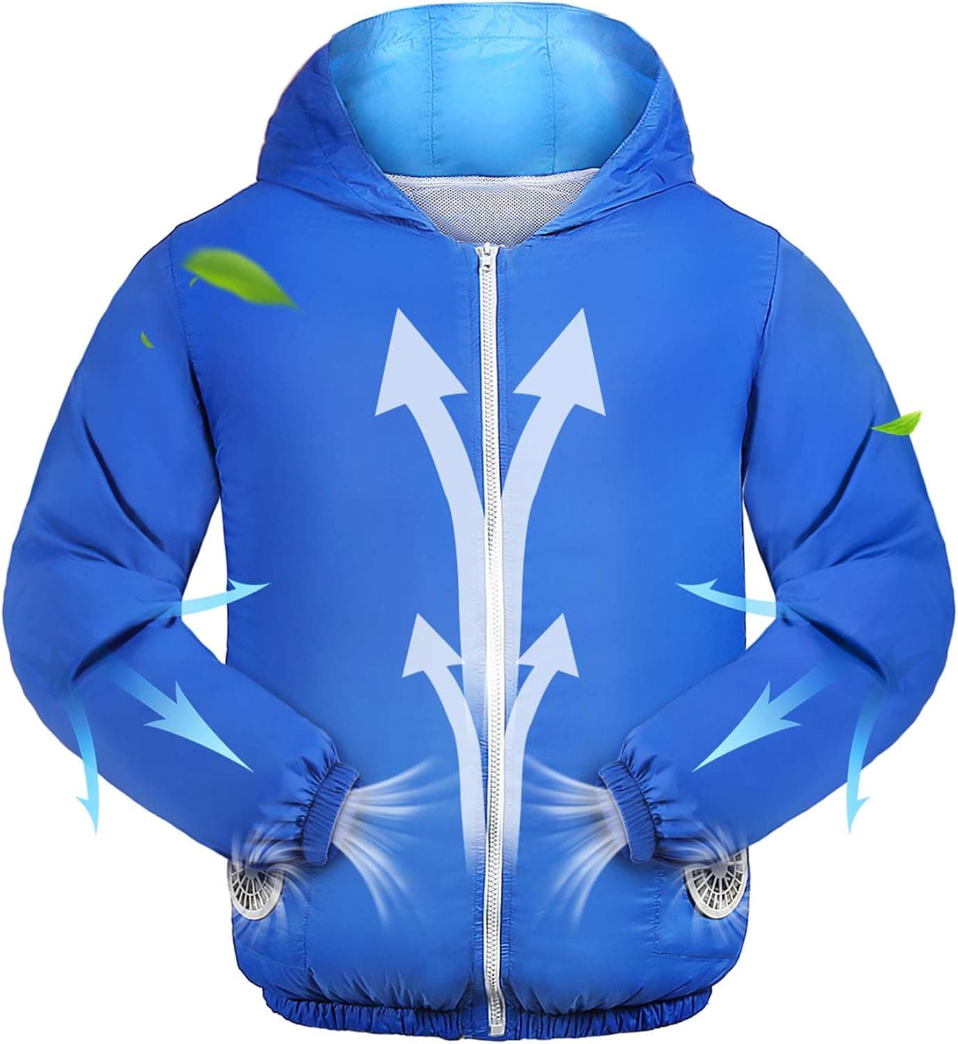 Vinmori Lightweight Jacket Fan Jacket for Woodworking Bricklayer Steel Worker
