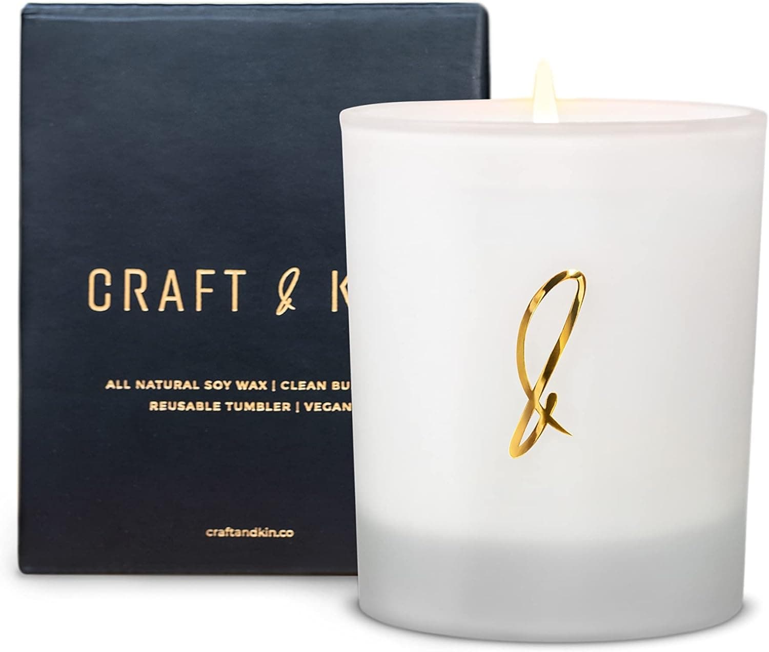 Smoked Birch Candle | Scented Candles for Home | Aromatherapy Candles Scented Candle | Luxury Candles | Soy Candles for Men with Hints of Bergamot Candle Orange Candle and Jasmine Candle