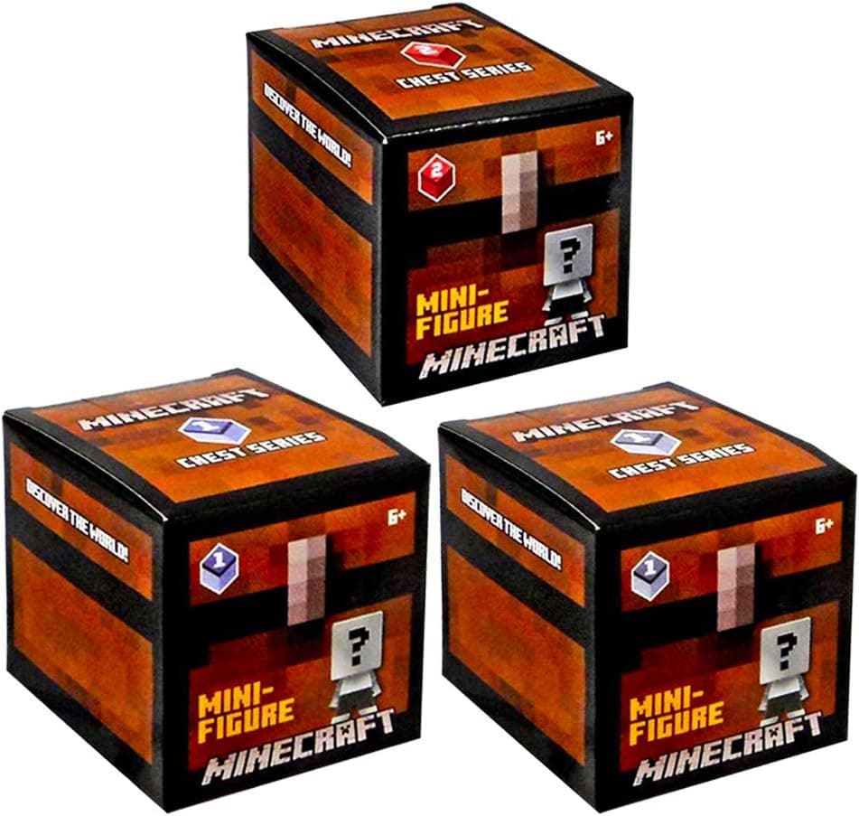 Minecraft Unlimited Mini Figure Chest Series 2 (3 Blind Boxes)