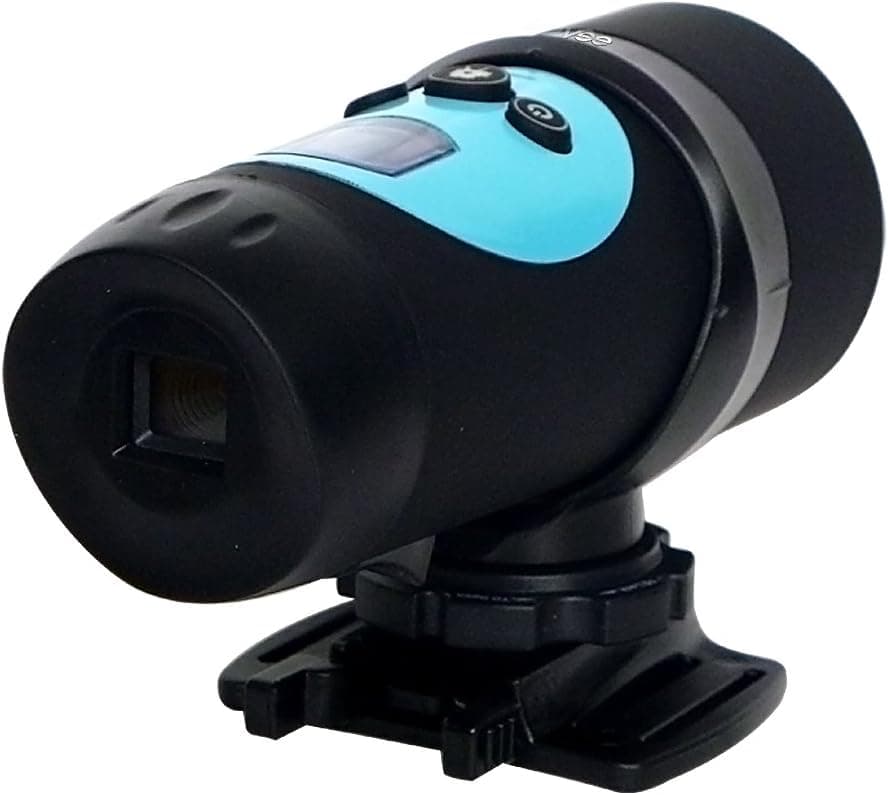 Buyee High Definition Waterproof Actioncam HD 720P Sport Helmet Action Video Camera DVR, AVI Video Format, Supports Upto 32GB SDHC Cards Ideal For Holidays, BMX, Skiing, Snowboarding, Rock-Climbing, Paintball, Skydiving, Swimming, ATV, Motocross, Horse riding etc