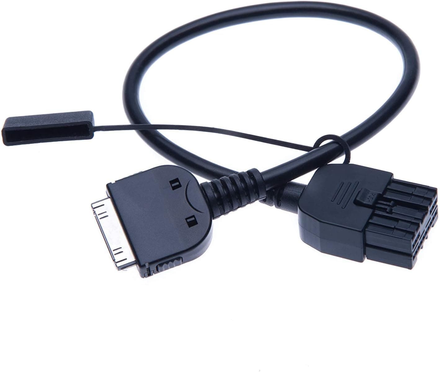 Audio Cable Music Interface Adapter Connector Compatible with iPod/iPhone 3GS 3 4 4s, QX56 FX35 FX50 G35 G37 EX35 (2009-2012); QX56 FX35 FX50 G35 G37 EX35 (2009-2012) etc. (See Description)