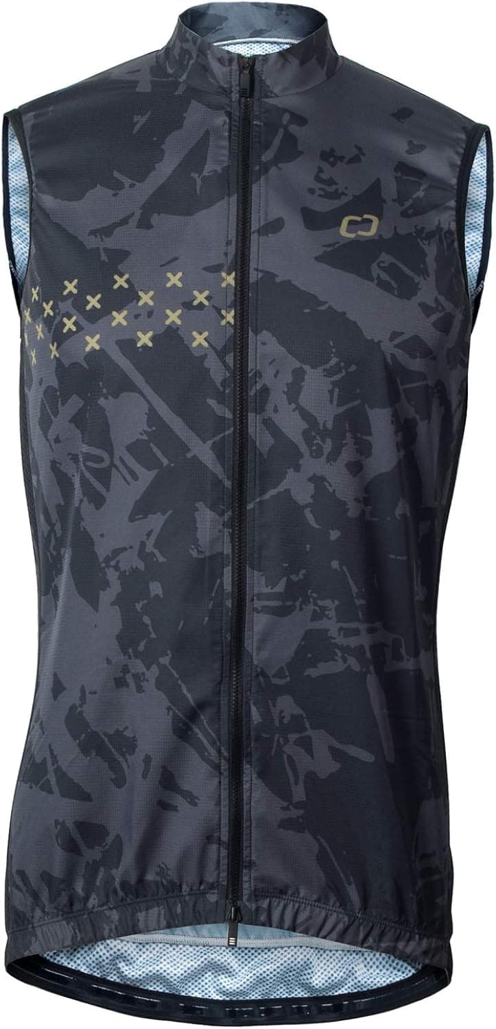 CATENA Men's Windbreaker Vest Windproof Sleeveless Jacket Visibility Safety Gilet Super-Light Coat Active