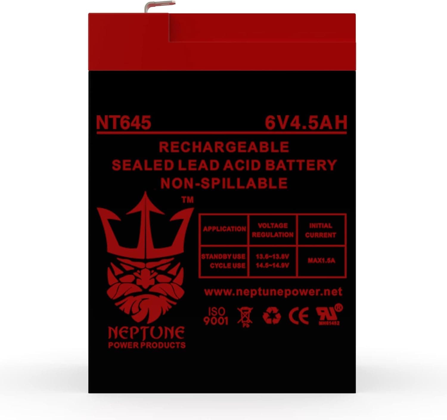 6V 4.5AH Battery for Kid Trax Disney Ride On Toy KT1123TR for Neptune