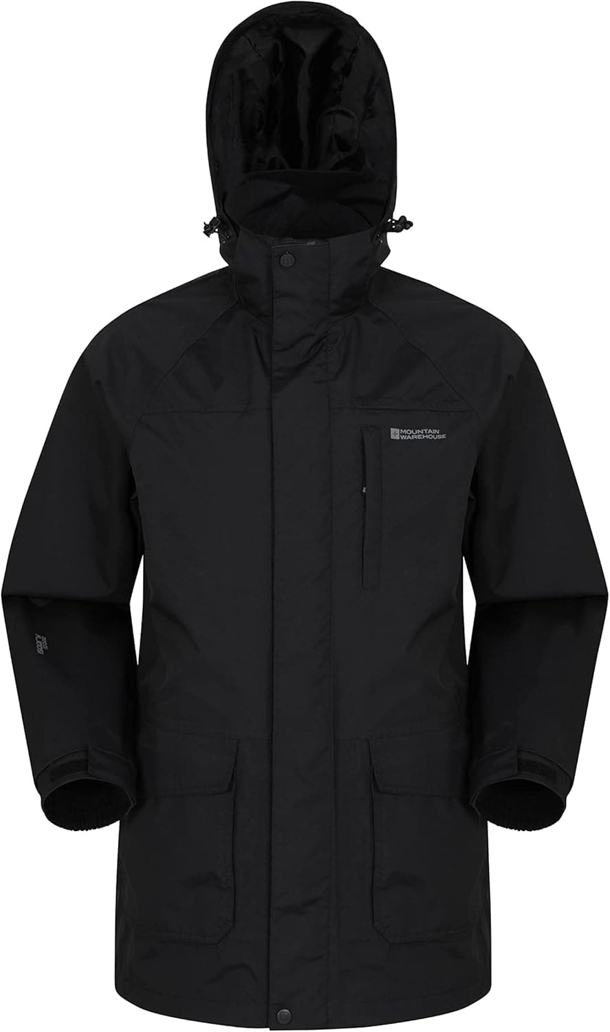 Mountain Warehouse Glacier II Long Mens Jacket - Waterproof Rain Coat