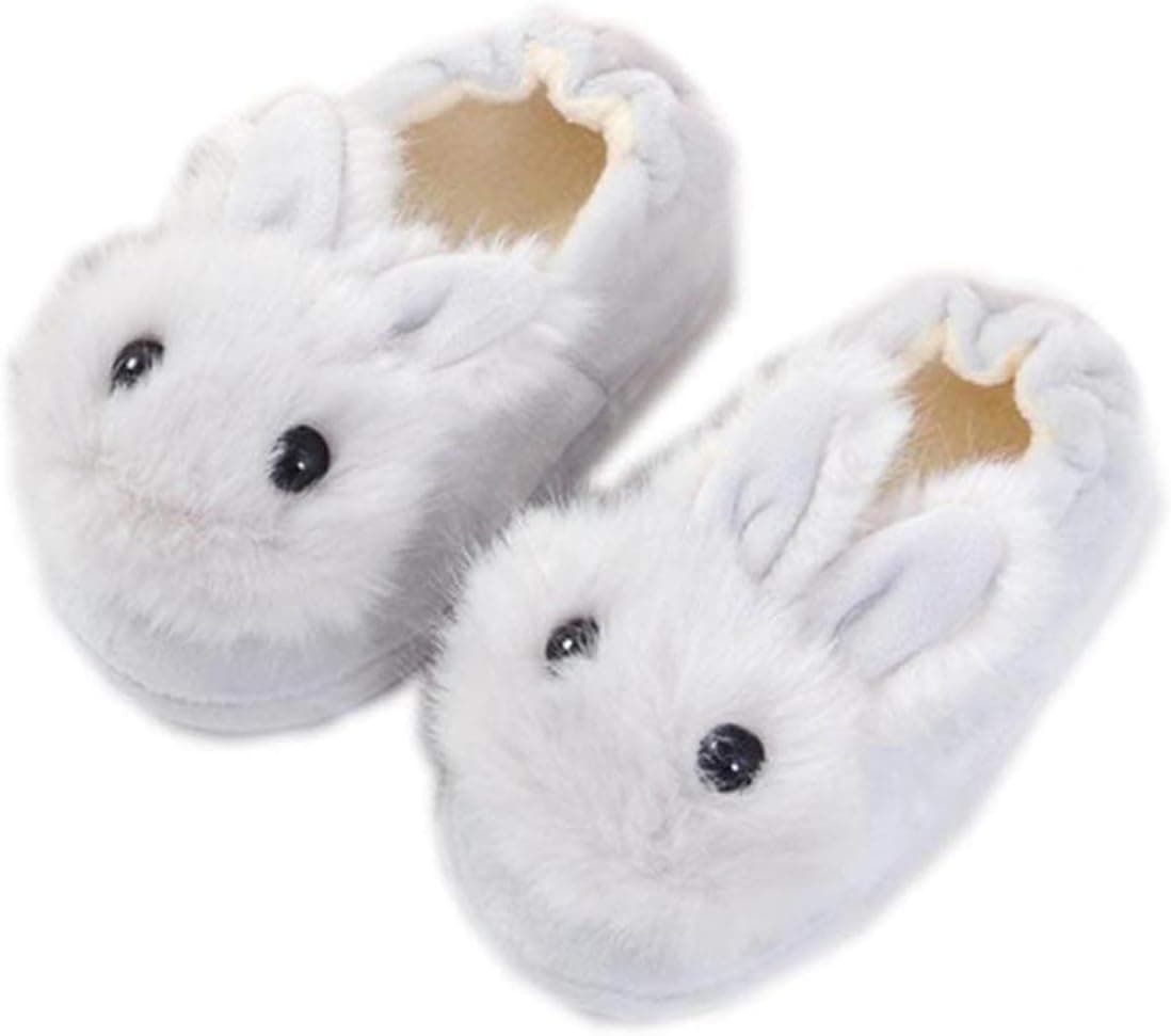 wpOP59NE Women's Slip Slippers Fuzzy Ladies Autumn Winter Children Cartoon Rabbit Plush Slipper Indoor House Cute Bedroom Soft Non-Slip Home Shoes Warm Memory Foam Beige 19