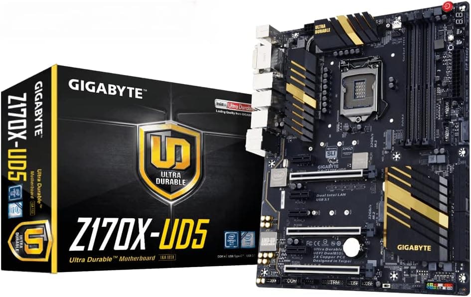 Gigabyte LGA1151 Intel Z170 ATX DDR4 Motherboards GA-Z170X-UD5